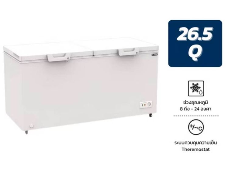 อื่นๆ ตู้แช่แข็ง Sanden 26.5Q 2 ฝา ขนาดใหญ่