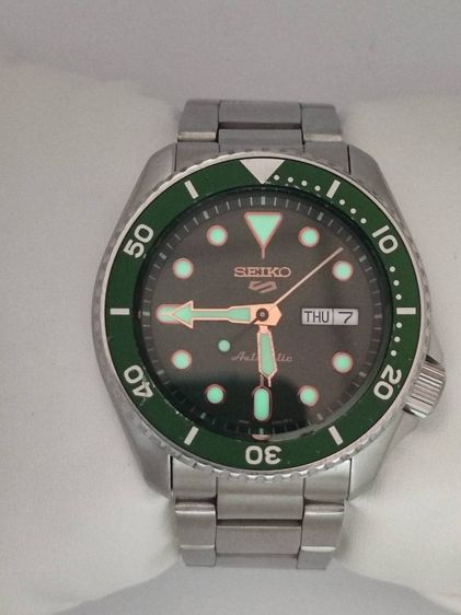 SEIKO 5 SPORT NEW LOGO รหัส SRPD61K1  น้อง HULK เขียว  รูปที่ 3