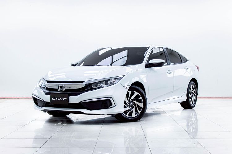 Honda Civic 2021 1.8 E i-VTEC Sedan เบนซิน ไม่ติดแก๊ส เกียร์อัตโนมัติ ขาว รูปที่ 4