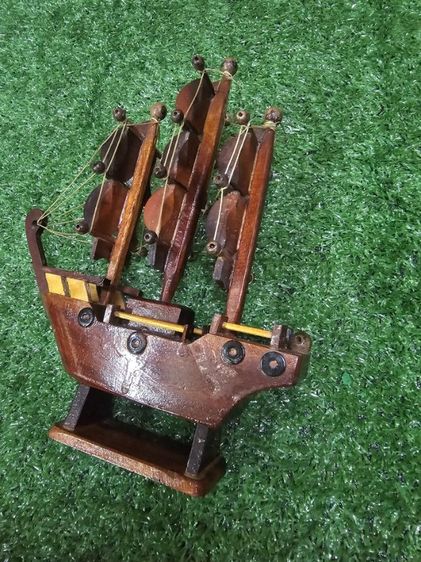 เรือสำเภาไม้สัก​ ​ของแต่งบ้าน​ ​ของตั้งโชว์​  ของแต่งบ้านเสริมฮวงจุ้ย​ รูปที่ 3