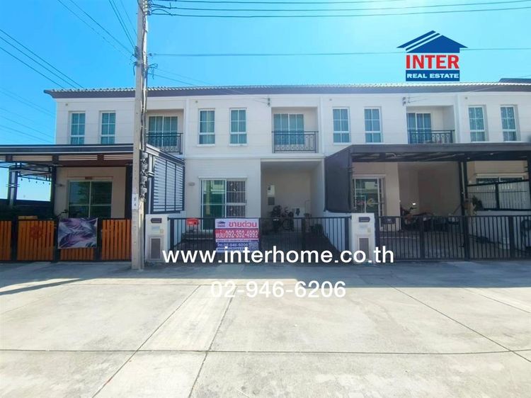 ทาวน์เฮ้าส์ 2 ชั้น 17.8 ตร.ว. หมู่บ้านพฤกษา สุขุมวิท-บางปู ใกล้ขนส่งบางปู ถนนสุขุมวิท ถนนคลองขุด เมืองสมุทรปราการ สมุทรปราการ