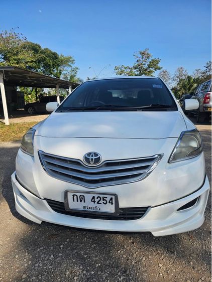 Toyota Vios 2010 1.5 E เบนซิน เกียร์อัตโนมัติ ขาว รูปที่ 2