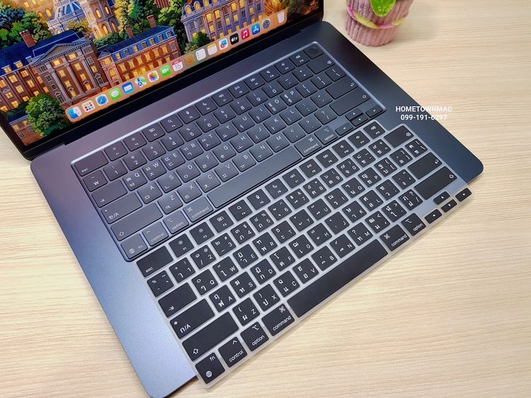 MacbookAir (Retina15-inch, 2025) M4 10-Core CPU 10-Core GPU SSD 256Gb Ram 16Gb Midnight ใช้น้อย ประกันยาวข้ามปี รูปที่ 9
