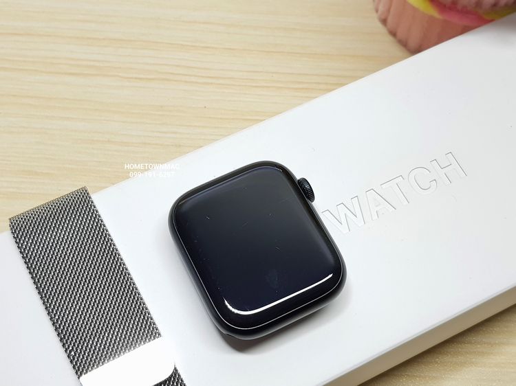 Apple Watch S8 45mm. Midnight Aluminum สาย Stainless Steel Milanese Loop (GPS+Cellular) สุดคุ้ม น่าใช้งาน รูปที่ 8