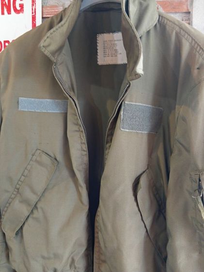 เขียว EU 42 แขนยาว เสื้อแจ็คเก็ต | เสื้อคลุม อื่นๆ Vintage Jacket US Army Flyer's Lightweight Nomex Green Bomber Style Size Med-Reg