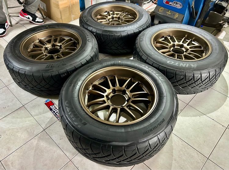 RE 30 18x95 6x139 พร้อมยาง KINTO 265 60 18 ครบชุด รูปที่ 3
