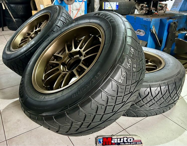 RE 30 18x95 6x139 พร้อมยาง KINTO 265 60 18 ครบชุด รูปที่ 9