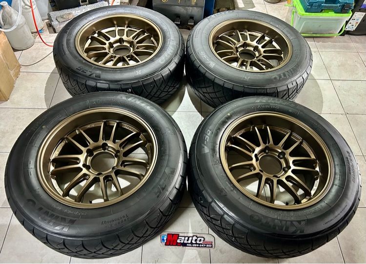 RE 30 18x95 6x139 พร้อมยาง KINTO 265 60 18 ครบชุด