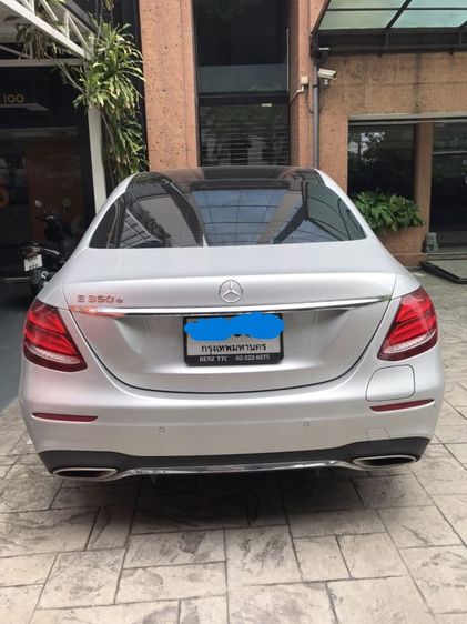 Mercedes-Benz E-Class 2017 E350 Sedan ไฮบริด ไม่ติดแก๊ส เกียร์อัตโนมัติ เทา รูปที่ 2
