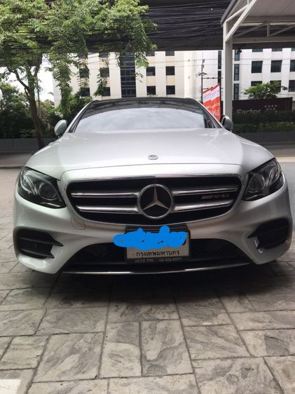 Mercedes-Benz E-Class 2017 E350 Sedan ไฮบริด ไม่ติดแก๊ส เกียร์อัตโนมัติ เทา รูปที่ 3