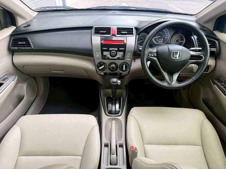 Honda City 2012 1.5 V i-VTEC Sedan เบนซิน ไม่ติดแก๊ส เกียร์อัตโนมัติ ขาว รูปที่ 2