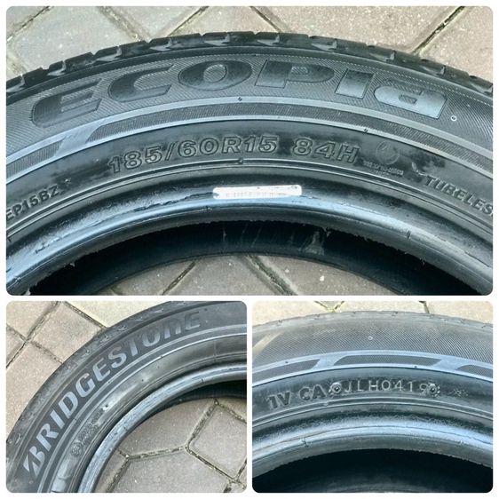ยาง185 60 15 ของBRIDGESTONE ปี2019 สภาพดี ใช้งานน้อย ไม่เคยปะ ดอกยางสวย เนื้อยางยังนิ่ม ใช้งานดีปกติ รูปที่ 17
