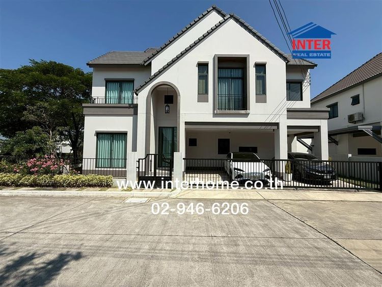 บ้านเดี่ยว 2 ชั้น 72.8 ตร.ว หมู่บ้านสราญสิริบางนา กม.26 ใกล้โลตัส บางบ่อ ซอยรัตนราช ถนนบางนาตราด กม26 ถนนบางนา-ตราด บางเสาธง สมุทรปราการ