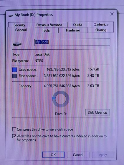 อุปกรณ์สำรองข้อมูล Mybook 4TB สภาพยังไม่แกะซีลด้านนอก รูปที่ 6