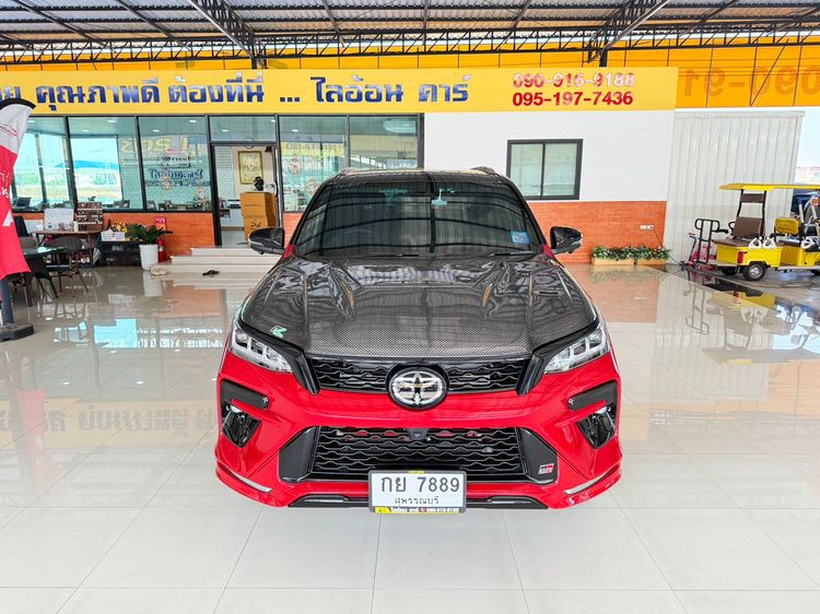 Toyota Fortuner 2024 2.8 GR Sport Black Top 4WD Utility-car ดีเซล ไม่ติดแก๊ส เกียร์อัตโนมัติ แดง รูปที่ 2