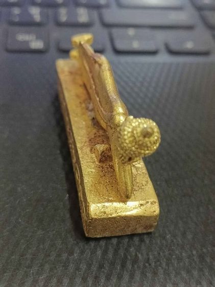 พระปางไสยาสน์ พระกรุอยุธยา สีทองอร่าม เก่า หายาก สวยมาก มีน้ำหนัก น่าสะสม รูปที่ 6