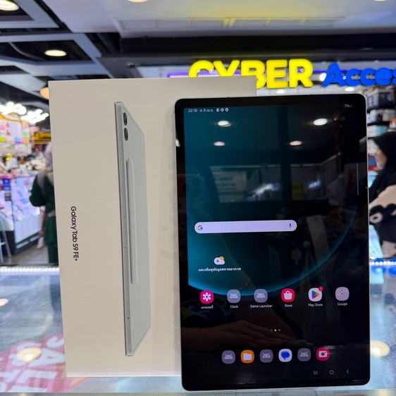 128 GB Samsung Tab S9 FE Plus WiFi With S-pen สีเขียว เครื่องศูนย์ สภาพสวยมากๆ จอ12.4นิ้ว แรม8รอม128 เครื่องใช้งานดีเยี่ยม ครบยกกล่อง🥰🥰