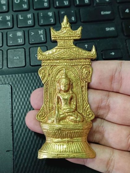 พระกรุอยุธยา ศิลปะเชียงแสน สีทองอร่าม เก่า สวยมาก หายาก มีน้ำหนัก น่าสะสม