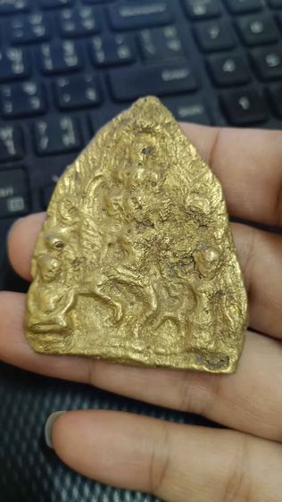 พระเหวัชระ พระกรุลพบุรี สีทองอร่าม เก่ามาก หายาก สวยมาก มีน้ำหนัก น่าสะสม รูปที่ 3