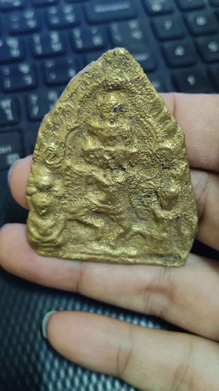 พระเหวัชระ พระกรุลพบุรี สีทองอร่าม เก่ามาก หายาก สวยมาก มีน้ำหนัก น่าสะสม รูปที่ 4