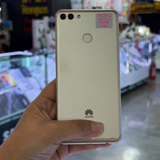 Huawei Y9 2018 สีทอง เครื่องศูนย์ สภาพสวยมาก จอ5.93นิ้ว แรม3รอม32 Kirin659 กล้องคู่หลัง❤️❤️ รูปที่ 2