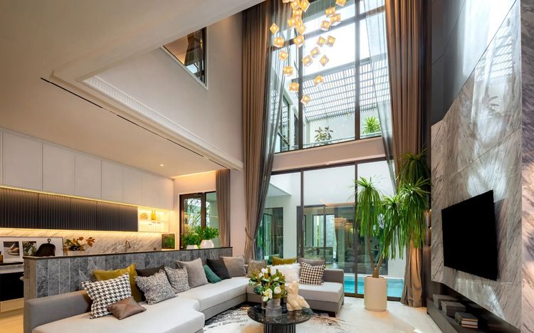 SC ASSET ไม่มี 2025 คฤหาสน์หรู3ชั้น แปลงมุม พร้อมสระว่ายน้ำส่วนตัว Grand Bangkok Boulevard ดอนเมือง-แจ้งวัฒนะ รูปที่ 3