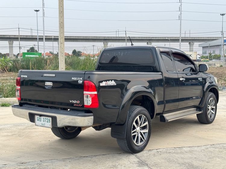 Toyota Hilux Vigo Champ 2013 Smart Cab 2.5 E Prerunner Pickup ดีเซล ไม่ติดแก๊ส เกียร์ธรรมดา ดำ รูปที่ 4