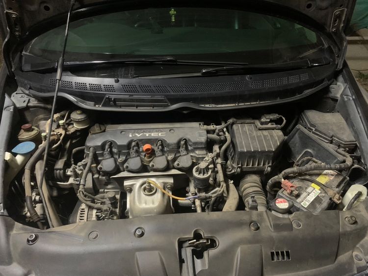 Honda Civic 2008 1.8 S i-VTEC Sedan เบนซิน ไม่ติดแก๊ส เกียร์อัตโนมัติ ดำ รูปที่ 3