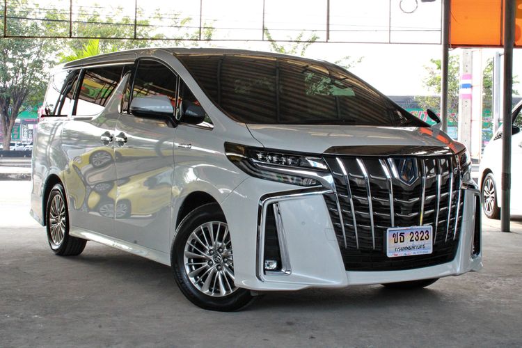 Toyota Alphard 2020 2.5 Hybrid SR C-Package E-Four 4WD Sedan ไฮบริด ไม่ติดแก๊ส เกียร์อัตโนมัติ ขาว รูปที่ 2