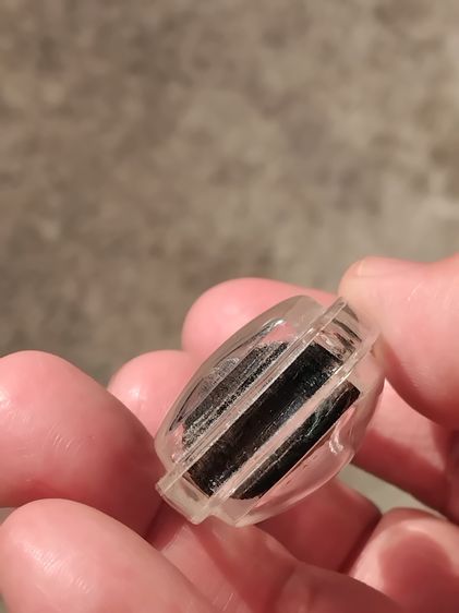 พระชัยวัฒน์ หลวงปู่บุญ วัดกลางบางแก้ว จ.นครปฐม พิมพ์ขัดสมาธิเพชร ฐานบัวชั้นเดียว เนื้อทองผสม ประมาณปี 2443 เนื้อโลหะเก่า แห้ง เหี่ยว ยุบ ย่น รูปที่ 3