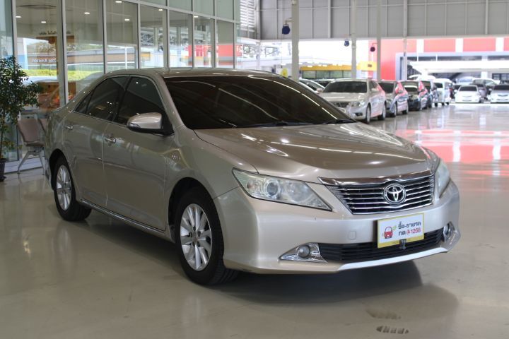 Toyota Camry 2014 2.0 G Sedan เบนซิน ไม่ติดแก๊ส เกียร์อัตโนมัติ บรอนซ์ทอง รูปที่ 3