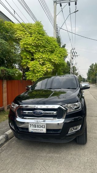 Ford Ranger 2017 2.0 Hi-Rider XLT Pickup ดีเซล ไม่ติดแก๊ส เกียร์อัตโนมัติ ดำ รูปที่ 2