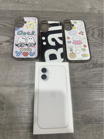 128 GB iphone 16 สีขาว 128GB.