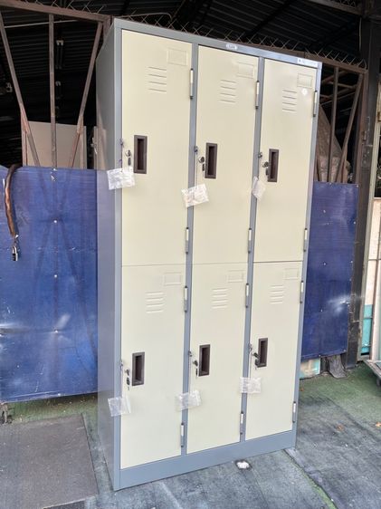 ตู้ล๊อคเกอร์เหล็ก Locker แบบ 6 ช่อง แบรนท์ Sure รูปที่ 3