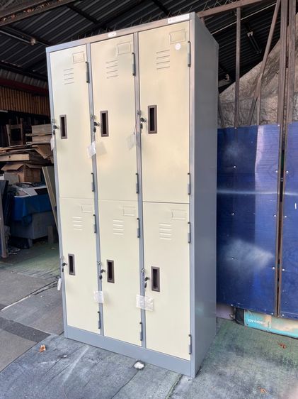 ตู้ล๊อคเกอร์เหล็ก Locker แบบ 6 ช่อง แบรนท์ Sure รูปที่ 2