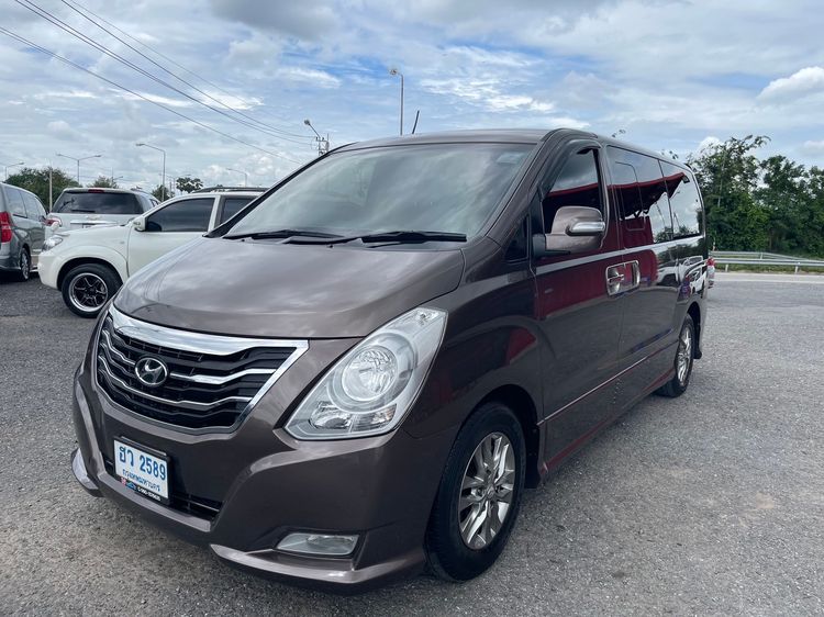 Hyundai H-1 2015 2.5 Elite Van ดีเซล ไม่ติดแก๊ส เกียร์อัตโนมัติ น้ำตาล รูปที่ 3