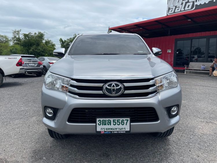 Toyota Hilux Revo 2015 2.4 G Prerunner Pickup ดีเซล ไม่ติดแก๊ส เกียร์ธรรมดา บรอนซ์เงิน รูปที่ 2