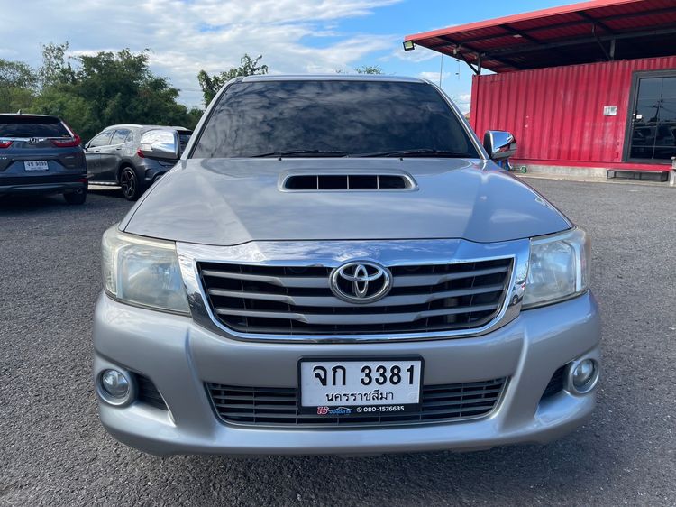 Toyota Hilux Vigo Champ 2015 Double Cab 2.5 G VNT Pickup ดีเซล ไม่ติดแก๊ส เกียร์ธรรมดา บรอนซ์เงิน รูปที่ 2