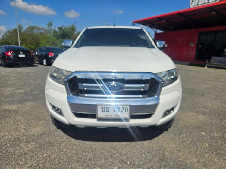 Ford Ranger 2015 2.0 Hi-Rider XLT Pickup ดีเซล ไม่ติดแก๊ส เกียร์อัตโนมัติ ขาว รูปที่ 2
