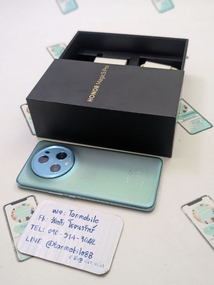 ยี่ห้ออื่นๆ 256 GB ขาย เทิร์น Honor Magic 5 Pro ศูนย์ไทย สภาพสวย อุปกรณ์แท้ครบยกกล่อง ขาดกล่องคู่มือ เพียง 8,990 บาท เท่านั้น ครับ 