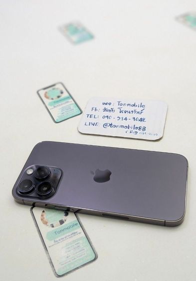 ขาย เทิร์น iPhone 14 Pro Max 128 Purple LL A มีตัวเครื่องอย่างเดียว ไม่มีอุปกรณ์อื่น สุขภาพแบต 100 เพียง 12,990 บาท ครับ  รูปที่ 4