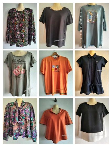 เสื้อมือสอง แบรนด์ดังมากมาย  พร้อมใช้งาน รูปที่ 3