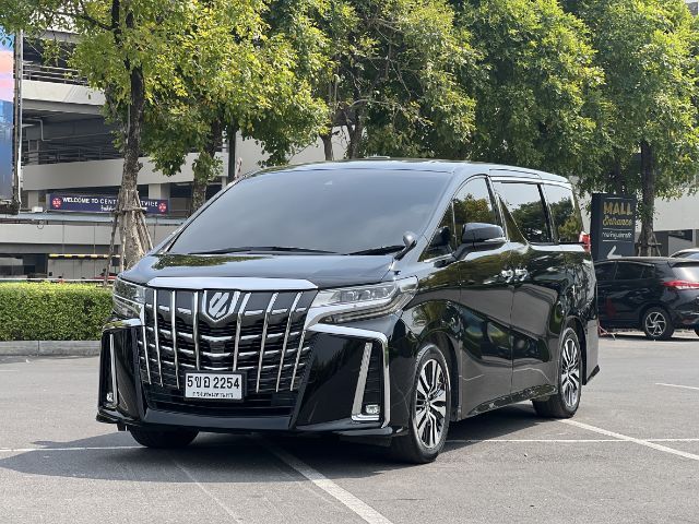 Toyota Alphard 2018 2.5 SC Utility-car เบนซิน ไม่ติดแก๊ส เกียร์อัตโนมัติ ดำ รูปที่ 3