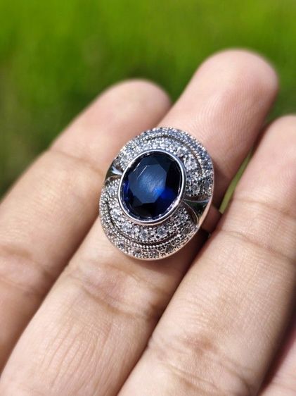 🔖แหวนสีทองคำขาว ตอกโค๊ด925 ของจริงสวยมาก งานจากญี่ปุ่น