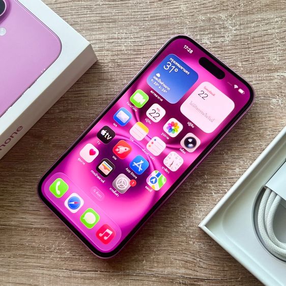 อายุ 9 วัน iPhone 16 128 รอบชาร์จ 5 แบต 100 ประกัน 12 ม.ค.70 สวยไร้ตำหนิ ครบกล่อง ซื้อ AppleCare ได้ รูปที่ 3