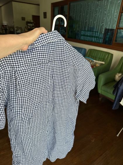 uniqlo แขนสั้น ผ้าลินิน  รูปที่ 3