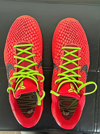 รองเท้าบาส Nike Kobe 6 Protro “Reverse Grinch“ สภาพใหม่แกะกล่องแต่ราคาถูกกว่าครึ่ง รูปที่ 8