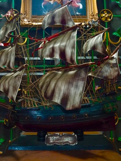 USA..เรือรบไม้ใบหนัง เก่าโบราณขนาดใหญ่จากอเมริกาสภาพสุดเยี่ยม รูปที่ 10