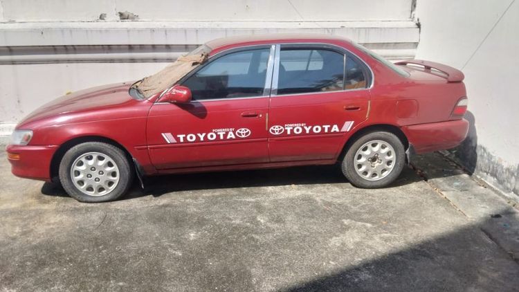 Toyota Corolla 1997 1.6 Sedan เบนซิน เกียร์ธรรมดา แดง