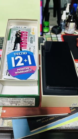 มือสอง ขายเปลี่ยนรุ่น Techno prova 6 pro 5 g  แรม24,256  ถ่ายรูปกล้องหน้า หลัง พร้อมกันได้ สภาพดี ไม่เสียหาย อุปกรณ์ครบ    รูปที่ 3